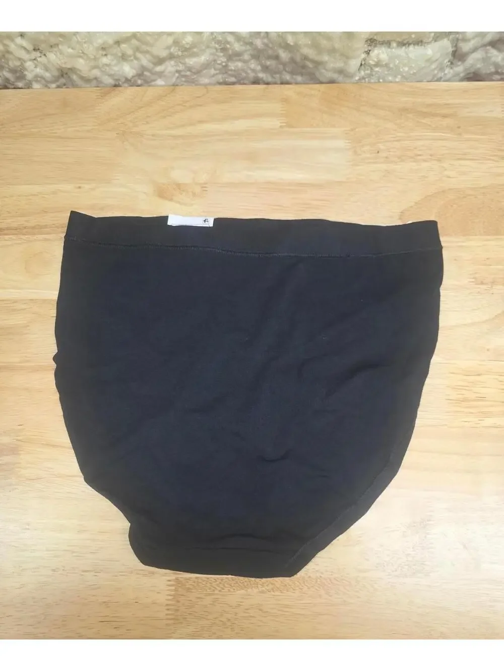 WACOAL UNDERSTATED COTTON HI‑CUT BRIEF BLACK SIZE MEDIUM